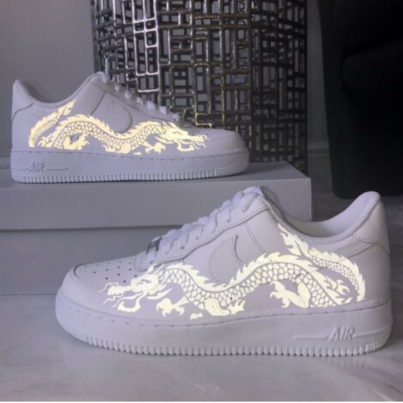 Custom Reflective Dragon Air Force 1 - Picture 1 of 1